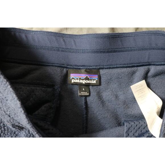 Patagonia Pants Womens Large Nena Fleece Blue Purple Pull On Straight 2021 - Picture 3 of 12
